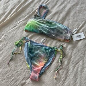Dipping Daisys Vibrant Tie-Dye Bikini Set